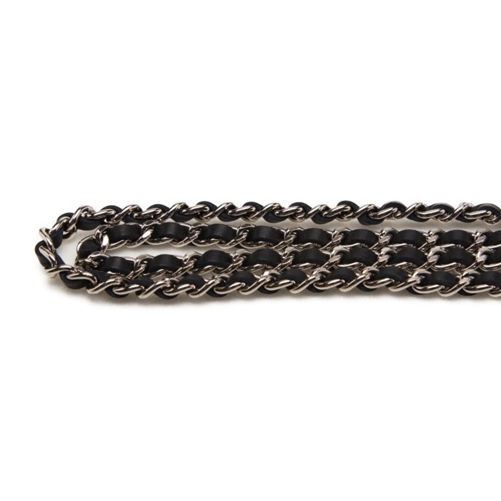 Chanel Mini Matelasse Chain Wallet Lambskin Black - Picture 5 of 8